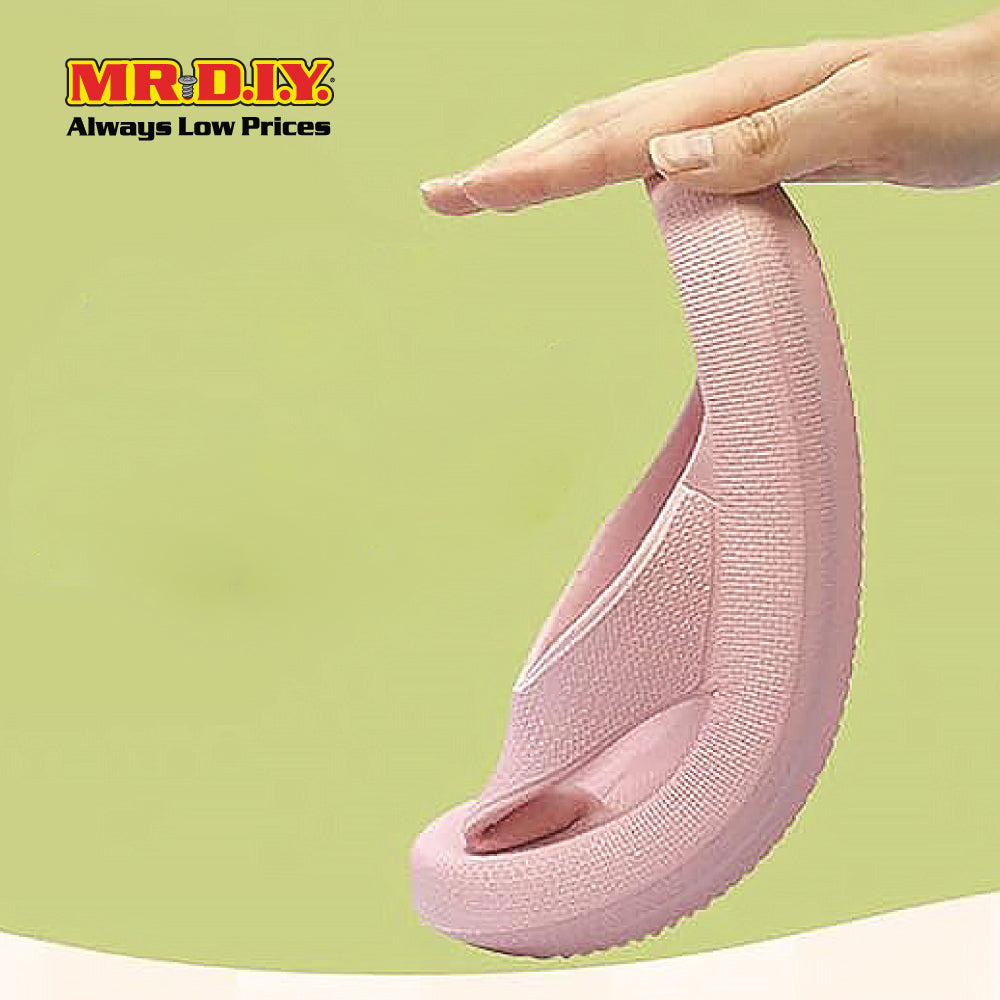 (MR.DIY) EVA Unisex Anti Slippery Flip-Flops Slippers - Light Pink - Color Series