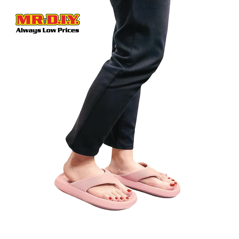 (MR.DIY) EVA Unisex Anti Slippery Flip-Flops Slippers - Light Pink - Color Series