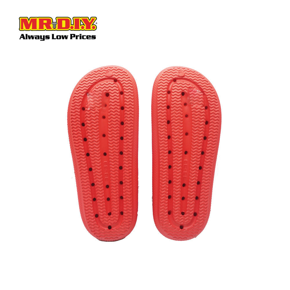 (MR.DIY) EVA Unisex Anti Slippery Flip-Flops Slippers - Red - Color Series