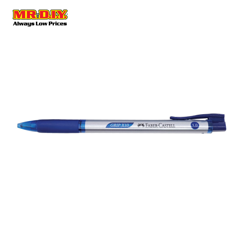(MR.DIY) Faber Caster Grip X10 1.0mm Blue (3 pcs)