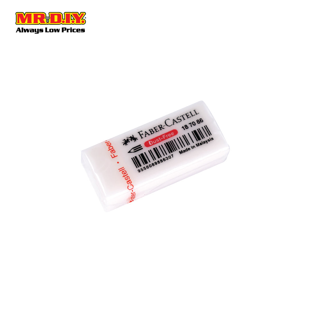 (MR.DIY) FABER-CASTELL White Dust-Free Eraser Set (12pcs)