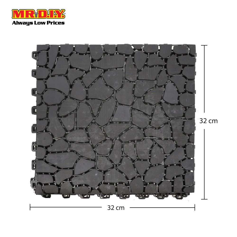 FELTON Bathroom Anti-Slip Marble Floor Mat (6pcs)