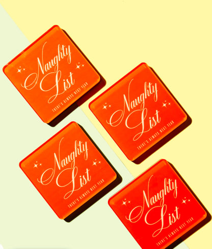 Naughty/Nice Coaster