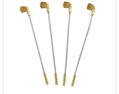 Golf Club Drink Stirrers-Set of Four