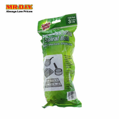 SCROTCH-BRITE Stainless Steel Spiral Ball