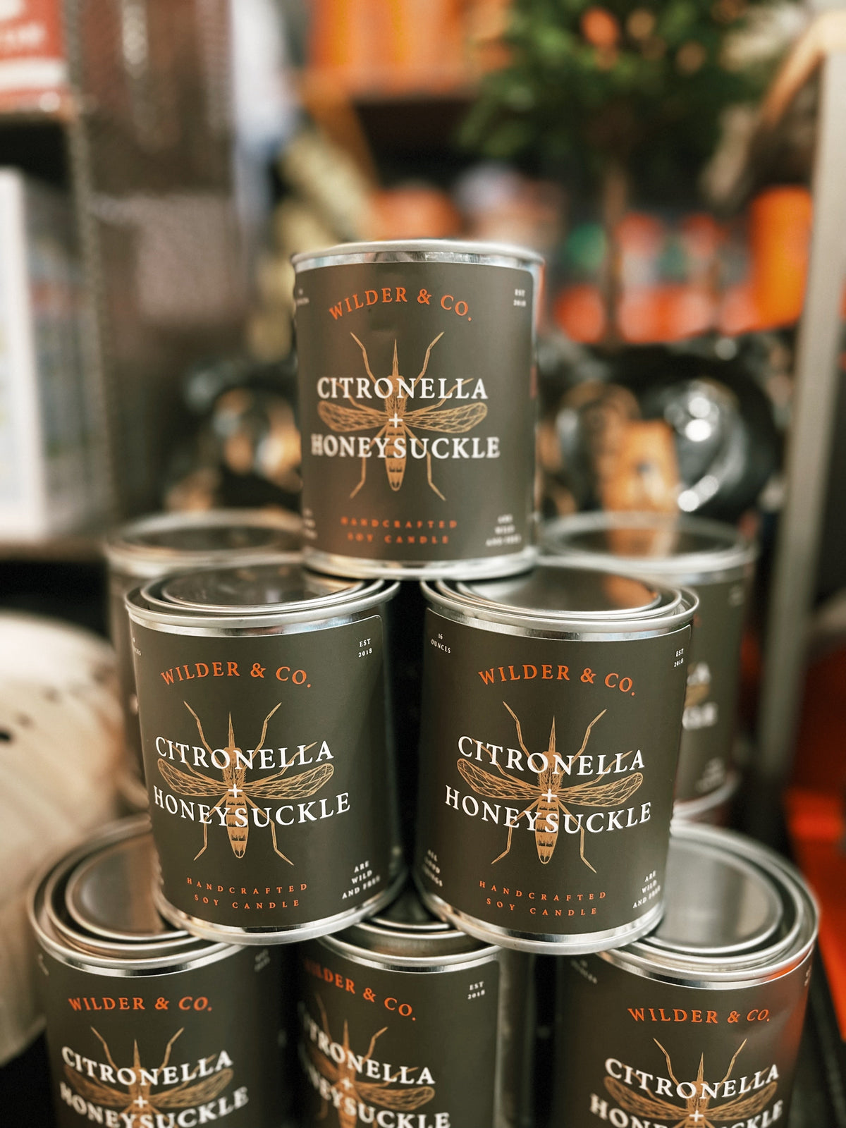 Citronella + Honeysuckle Outdoor Patio Candle
