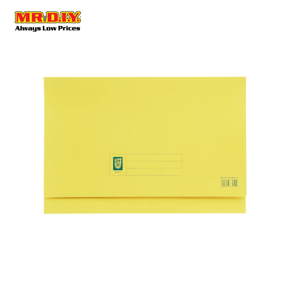 LION Multi-Colour Document Pocket File (6pcs)