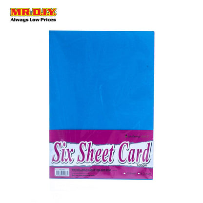 ACADEMY Gold 160gm A4 Six Sheet Card