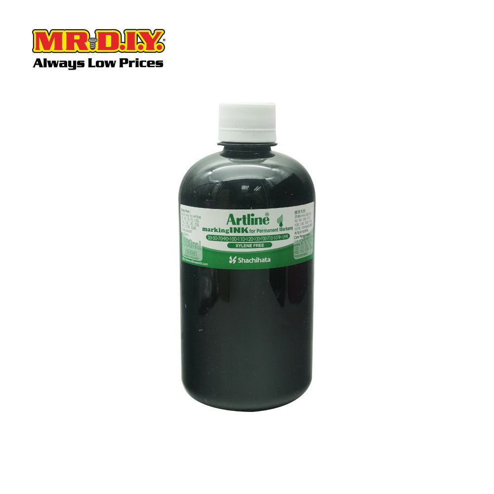 (MR.DIY) Artline Black Permanent Marker Refill (500ml)