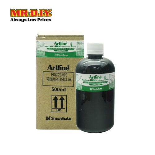 (MR.DIY) Artline Black Permanent Marker Refill (500ml)