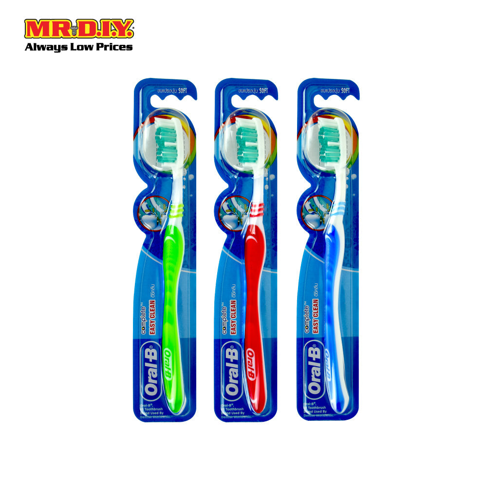 Oral-B Complete Easy Clean (Soft) Manual Toothbrush Buy 2 Get 1 Free - PolyBag