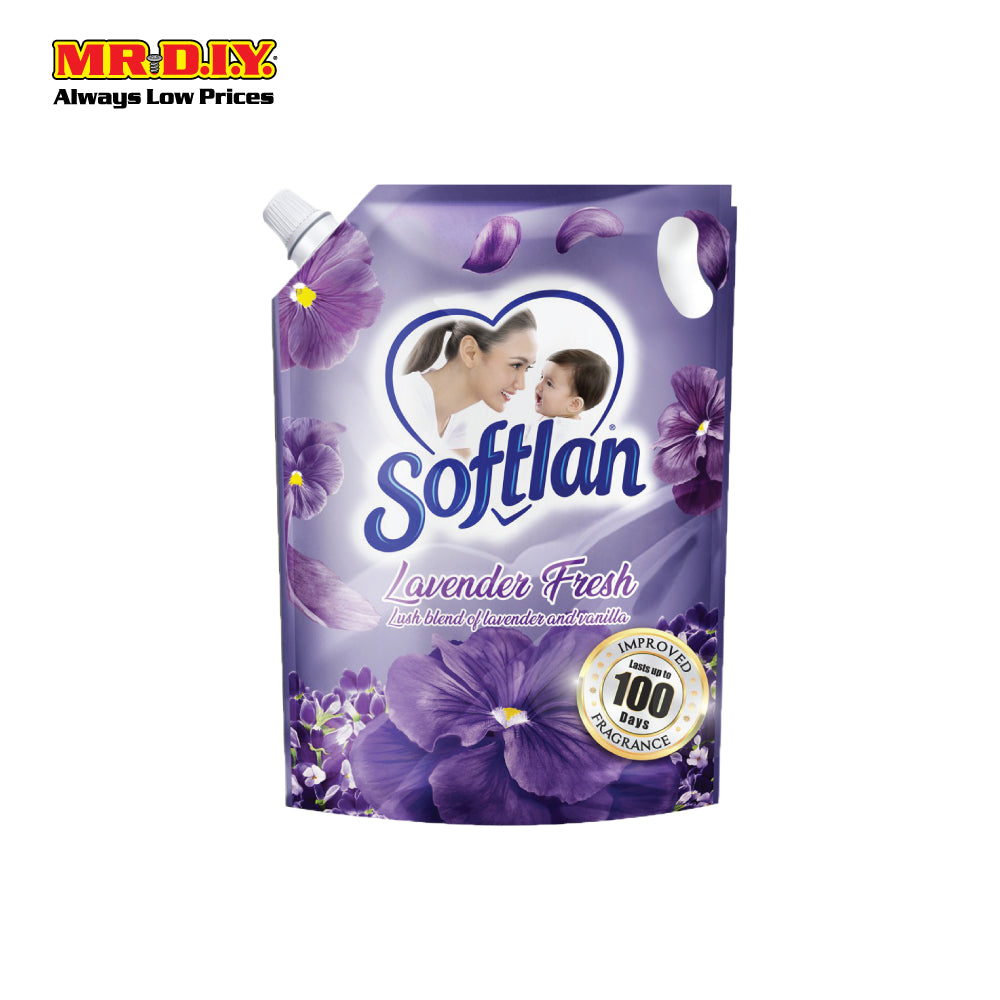 Softlan Lavendar Fresh Fabric Softener 1.6L Refill-Lavendar