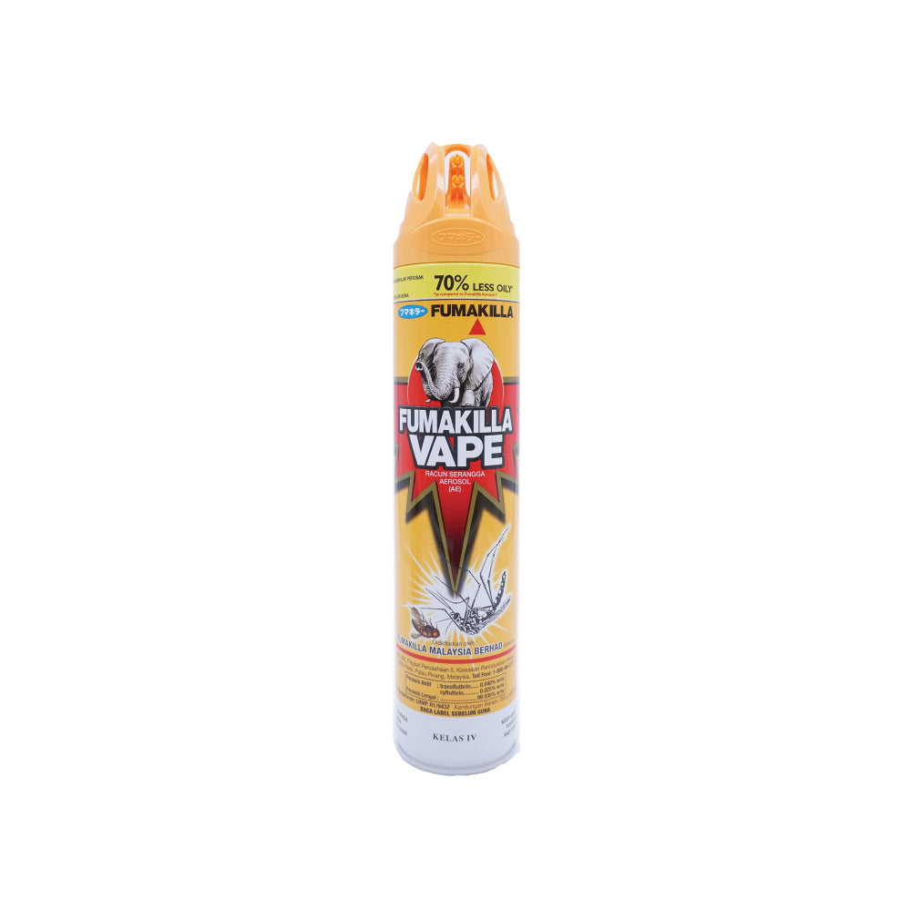 FUMAKILLA Vape Aerosol Kill Mosquito Cockroach (600ml)