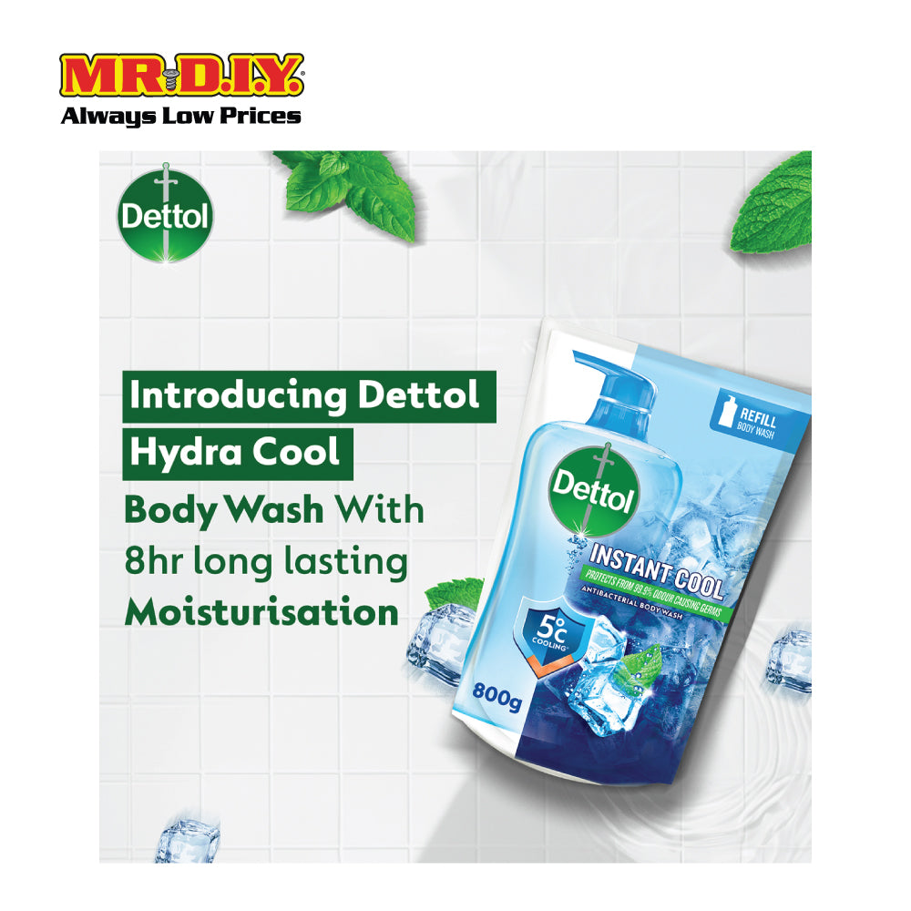 DETTOL Shower Gel Antibacterial Cool Refill 800g
