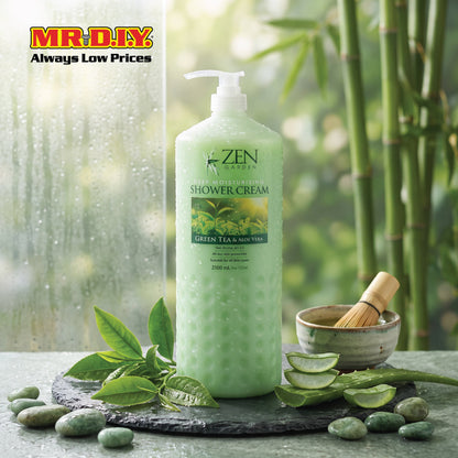 ZEN Green Tea & Aloe Vera Body Wash - 2.1 Liter (Extra Free 100ml)
