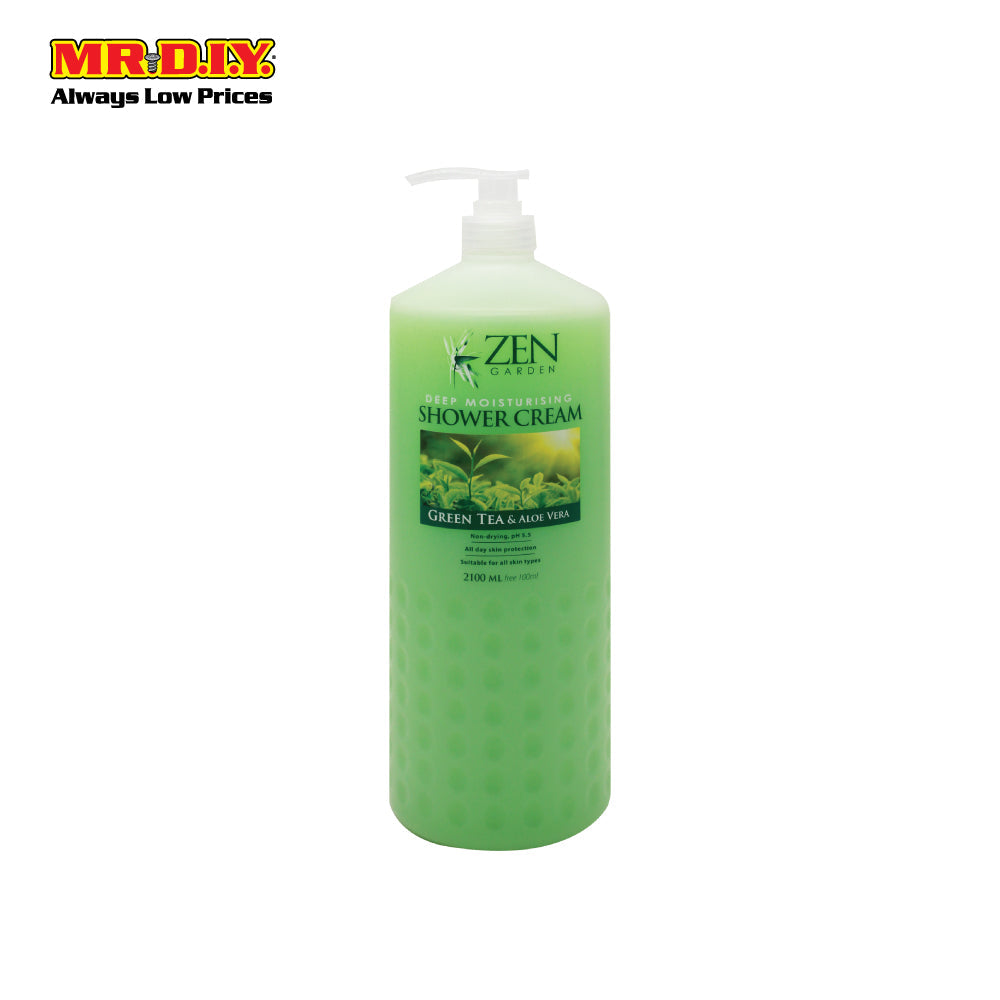 ZEN Green Tea & Aloe Vera Body Wash - 2.1 Liter (Extra Free 100ml)