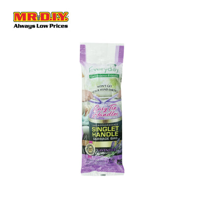 EVERYDAY Oxo-Biodegradable Single Handle Garbage Bag Lavender (18bags)