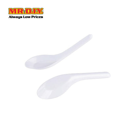 Disposable Plastic Chinese Spoon (90 pieces)