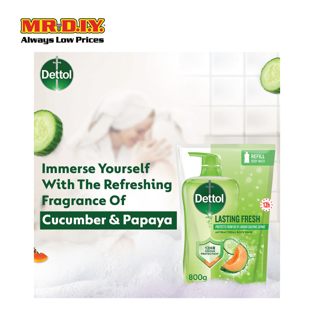 DETTOL Body Wash Lasting Fresh Refill 720g
