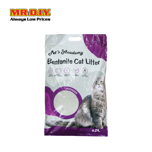 (MR.DIY) Pets Academy Lavender Scented Cat Bentonite Litter 12L