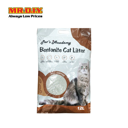 (MR.DIY) Pets Academy Coffee Scented Cat Bentonite Litter 12L