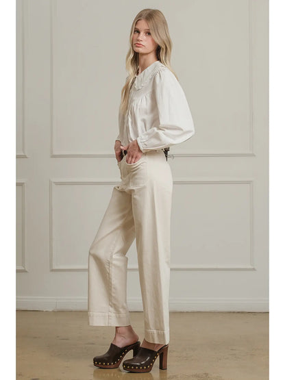 Round Collar Blouse