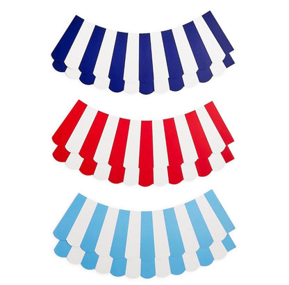 Striped Paper Lamp Shade