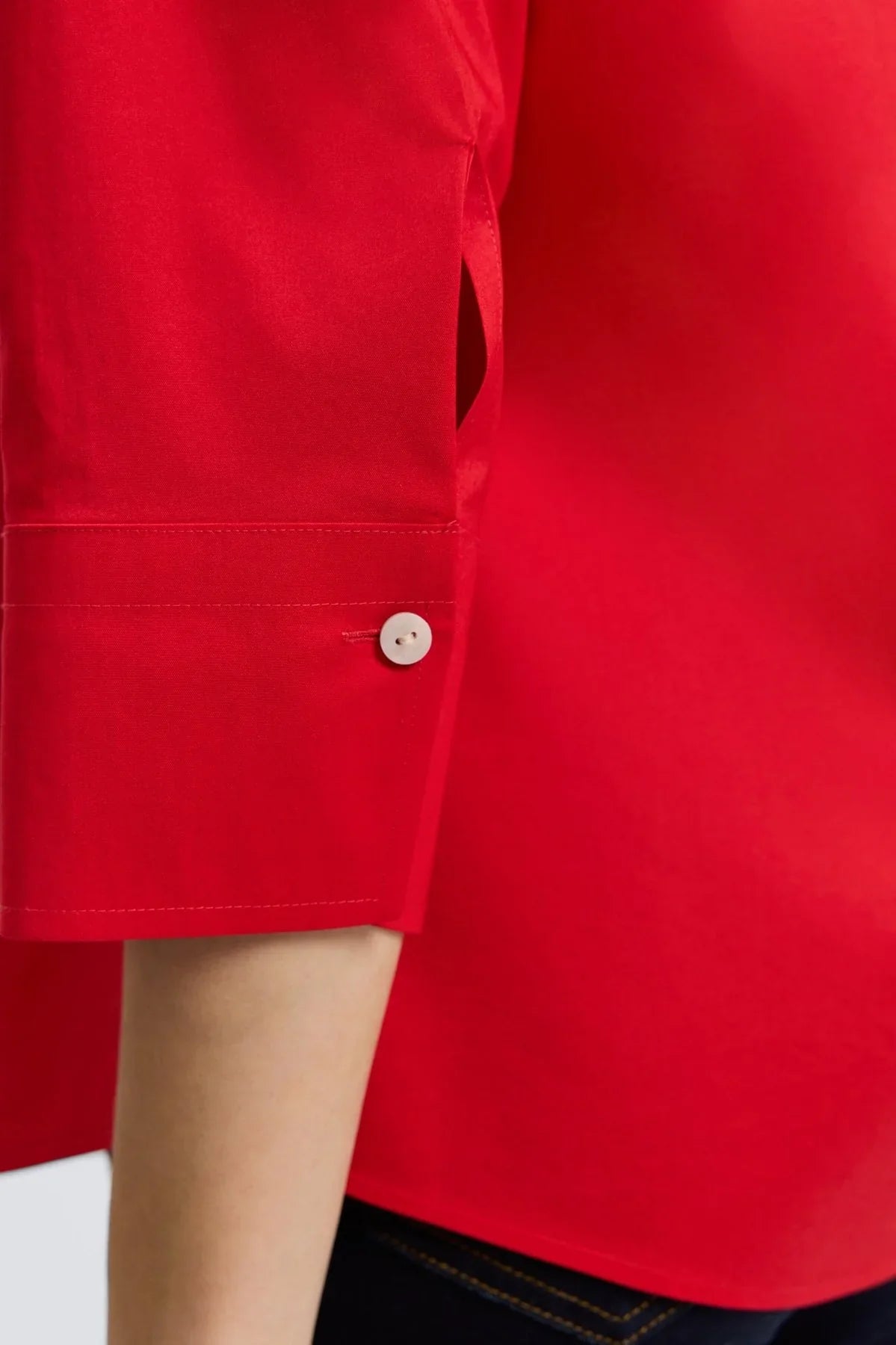 Mary No-Iron Top-Red