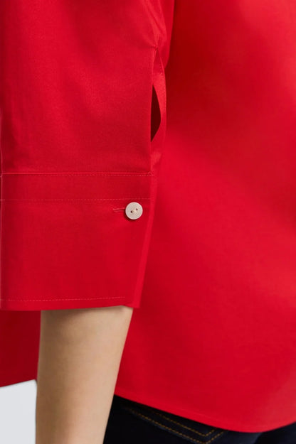 Mary No-Iron Top-Red