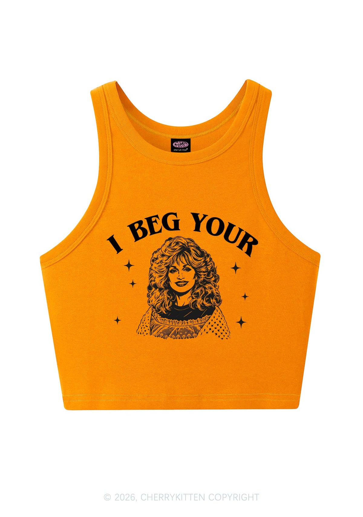 I Beg Your DP Y2K Crop Tank Top Cherrykitten