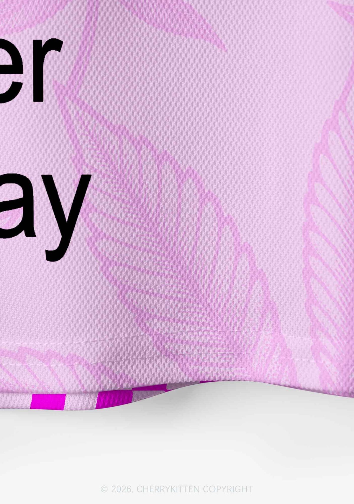 Pls Dont Give Me Cigarette Y2K Crop Sport Jersey Shirts Cherrykitten