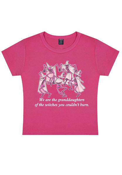 Halloween Granddaughters Of The Witches Y2K Baby Tee Cherrykitten