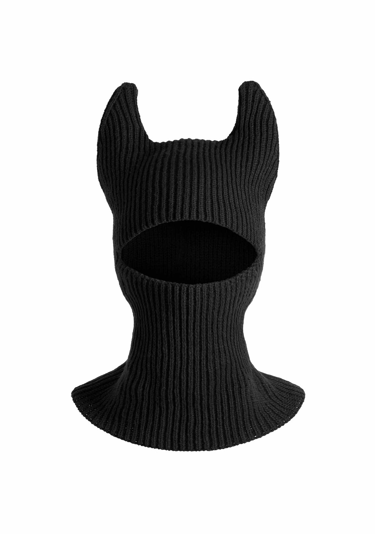 Halloween Y2K Devil Horn Knitted Balaclava Cherrykitten
