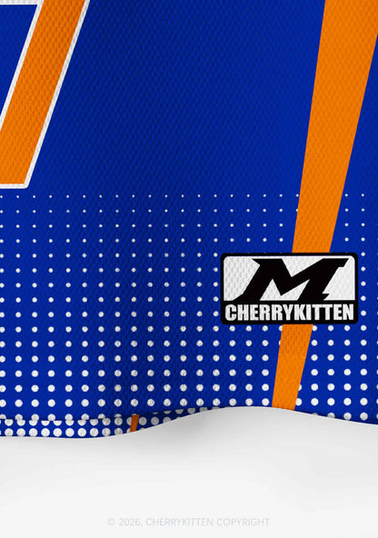 Blue Tattoos Are Trashy Y2K Crop Sport Jersey Shirts Cherrykitten
