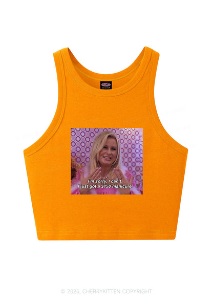 I Just Got Manicure Y2K Crop Tank Top Cherrykitten