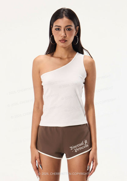 Bisexual Princess Pride Y2K Booty Shorts Cherrykitten