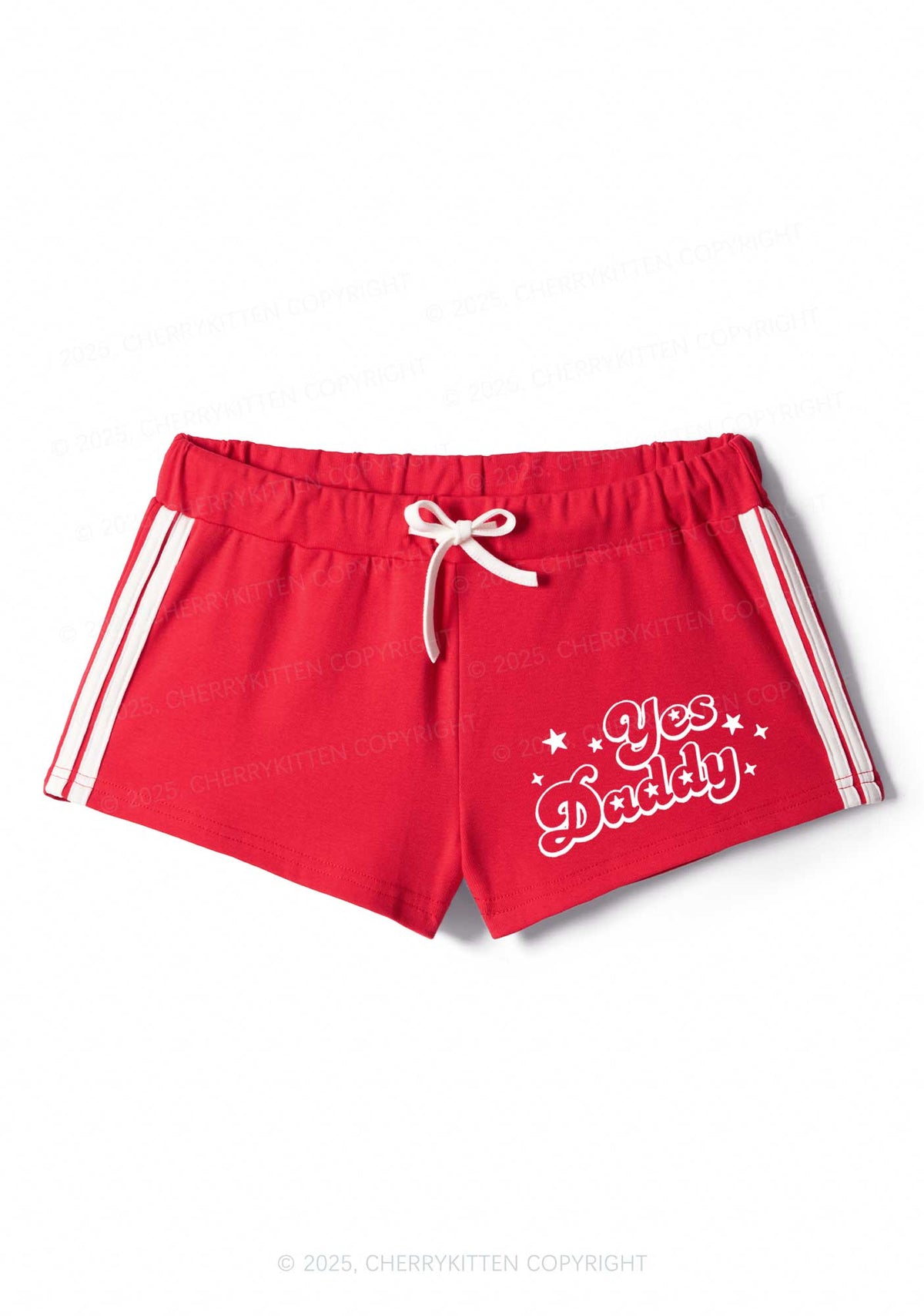 Yes Daddy Star Y2K Drawstring Mini Shorts Cherrykitten