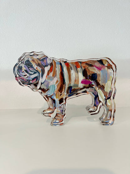 Bulldog acrylic- Large