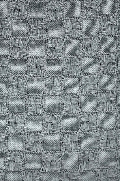 Kasentex 100% Cotton Soft Knitted Throw Blanket, Room Decor, Graduation Gifts, Fathers Day Gift, Mom Gift