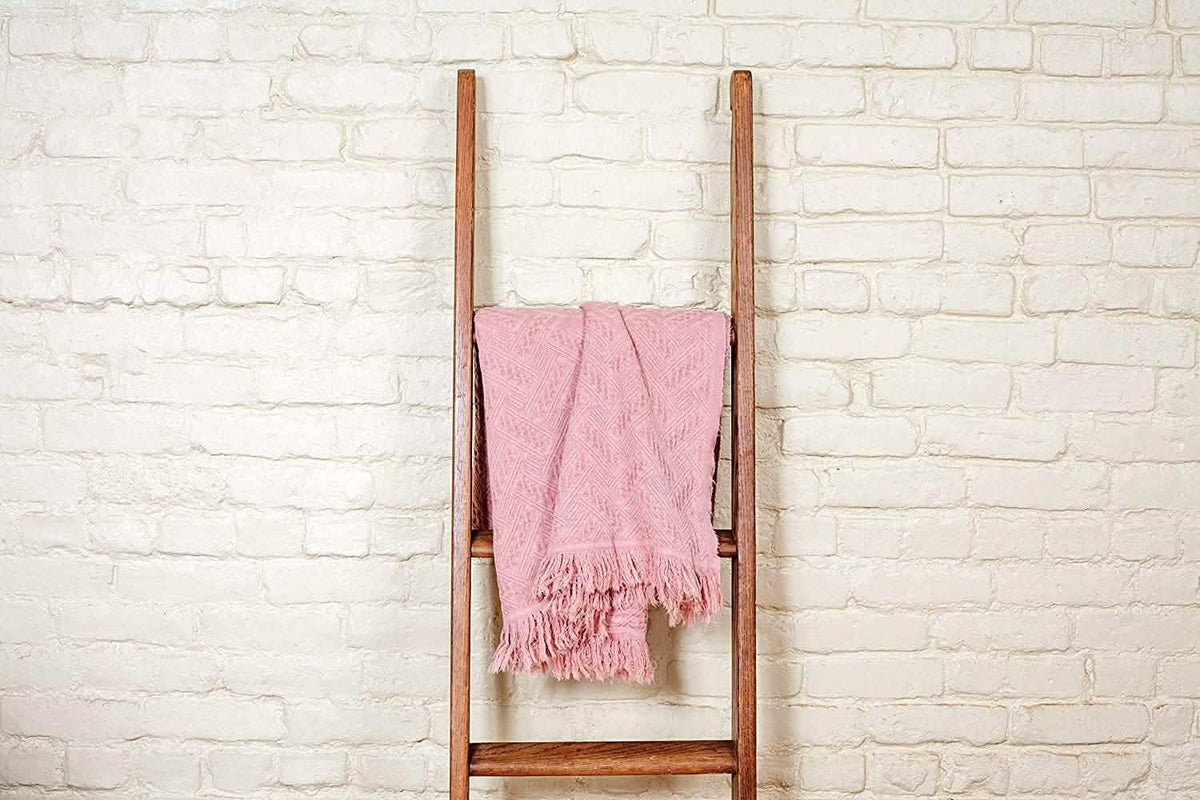 Kasentex 100% Cotton Soft Knitted Throw Blanket, Room Decor, Graduation Gifts, Fathers Day Gift, Mom Gift