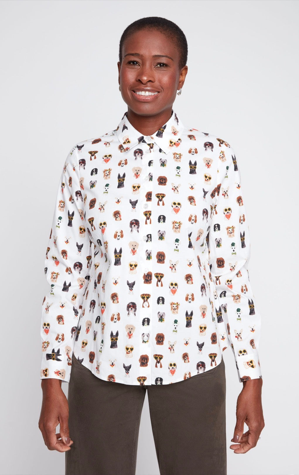 Dog Button Up