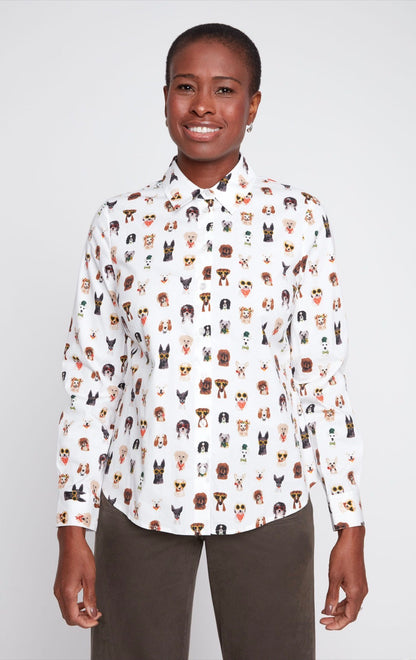 Dog Button Up