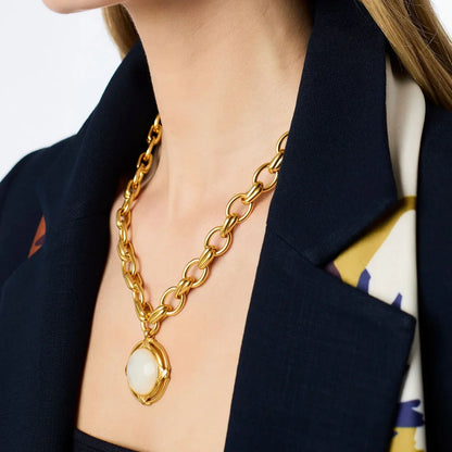 Essex Statement Necklace - Green