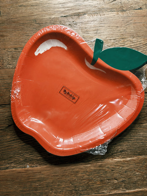 Apple Shaped Paper Plate