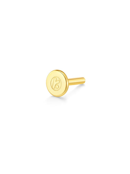KOSINER 14K Solid Gold Delicate Cosmic Stud Set