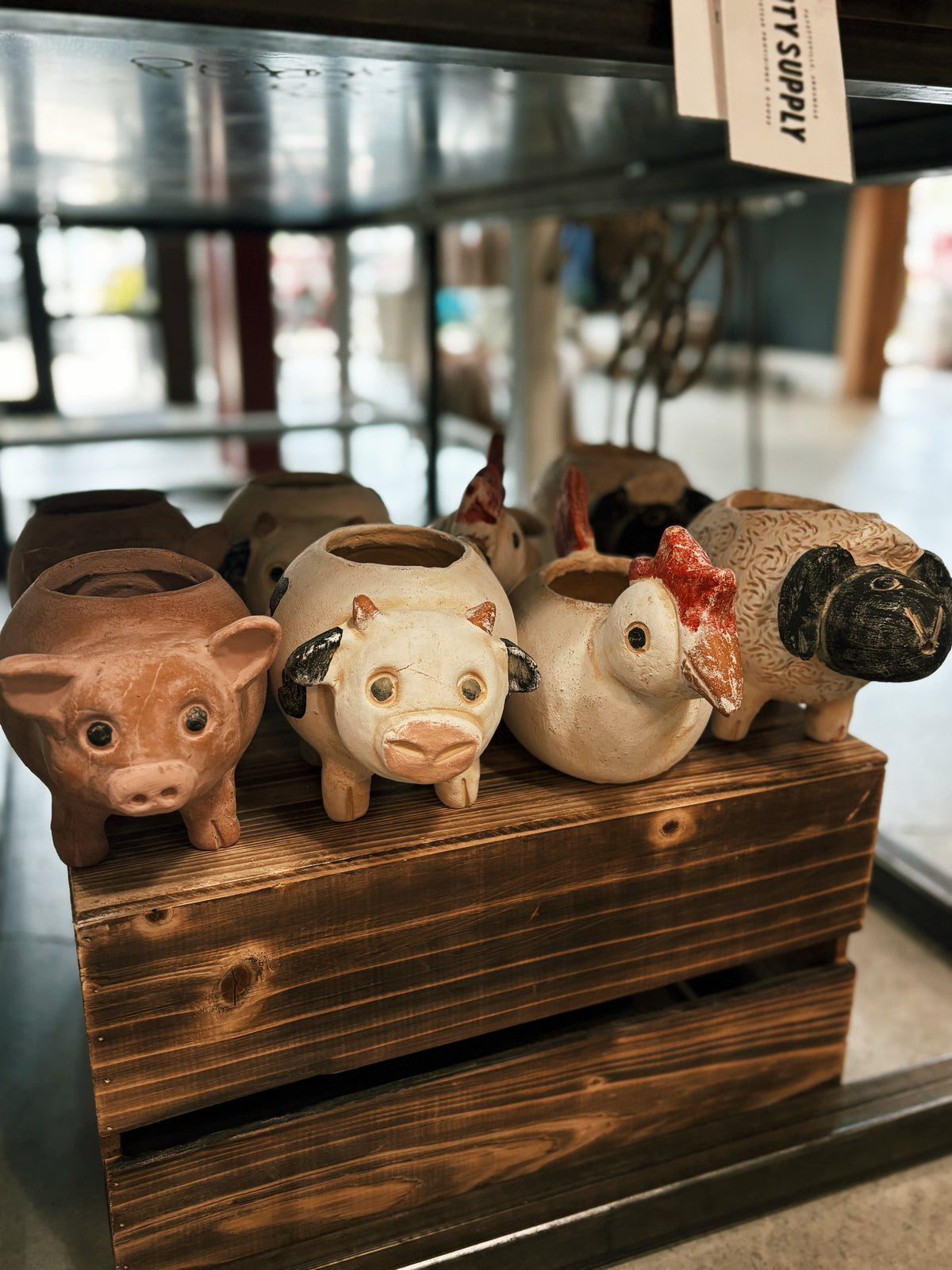 Farm Animal Planters