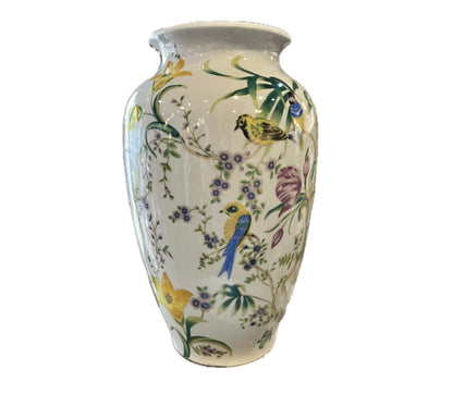 Bird & Blossom Vase