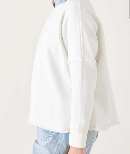 Frenchie RW Edge Crewneck-White