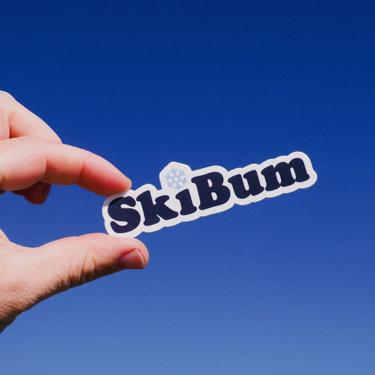 "Ski Bum" Sticker