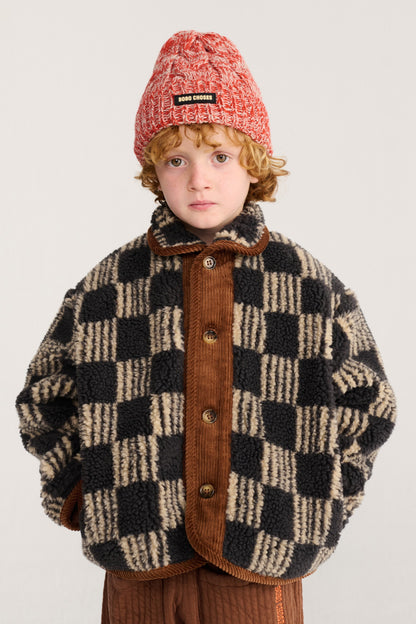 ALMOST MOIRE ALL OVER SHEEPSKIN JACKET